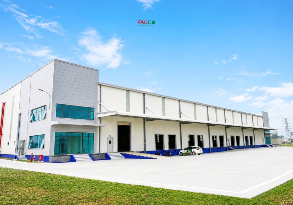 Nhà kho logistics do Facco thi công