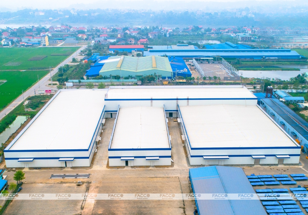Nhà máy chế biến thực phẩm G.O.C do Facco thi công