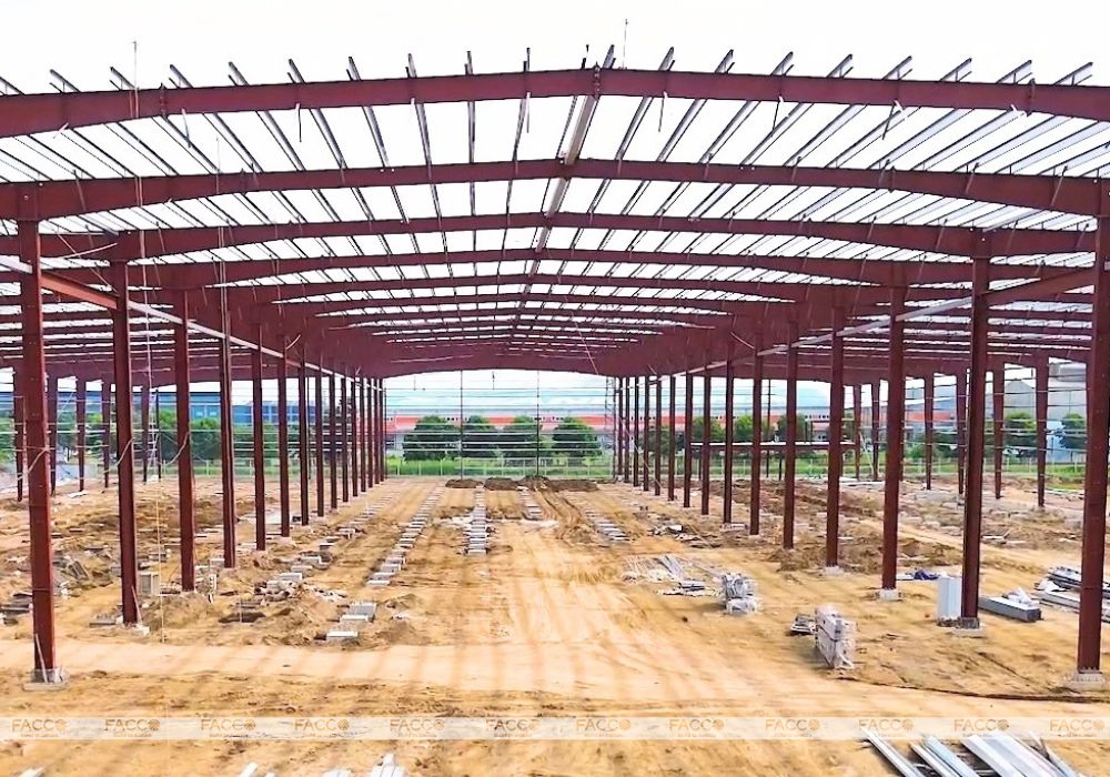 Sơn chống cháy cho nhà xưởng khung thép