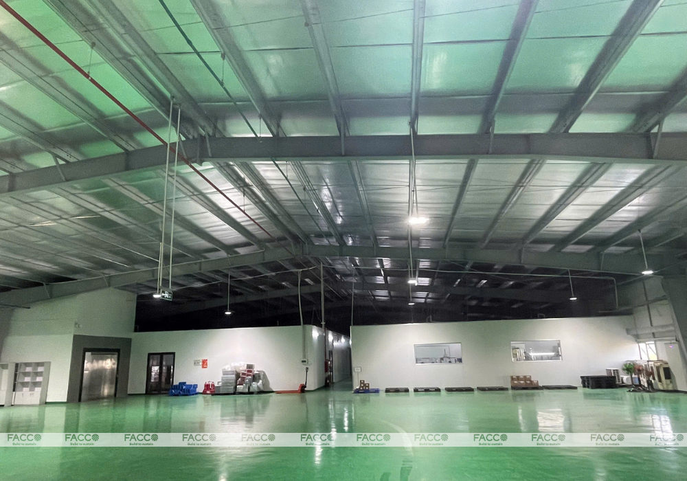 Diện tích văn phòng trong nhà xưởng phụ thuộc nhiều yếu tố